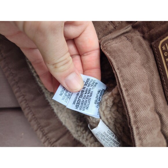 Little Boy Size 2 Toddler Schmidt Workwear Jacket/coat Hooded Brown Baby Toddler - Picture 4 of 8